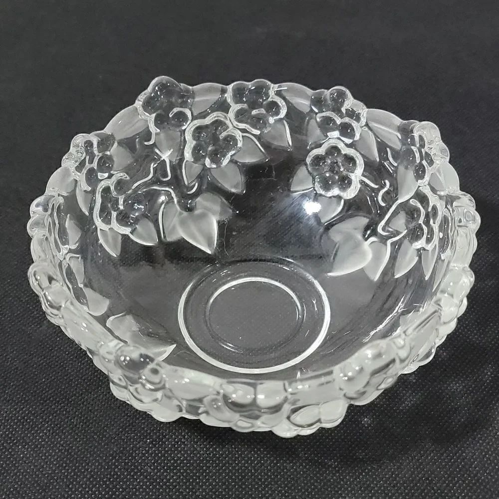 Glass candy bowl